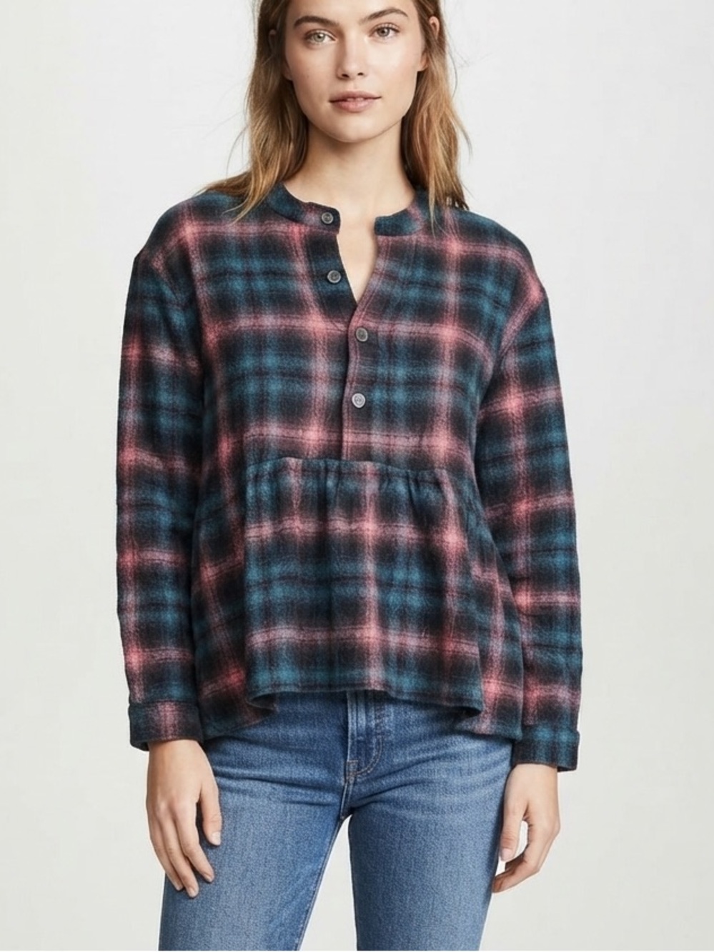 Free People Wool Babydoll Top Size XS